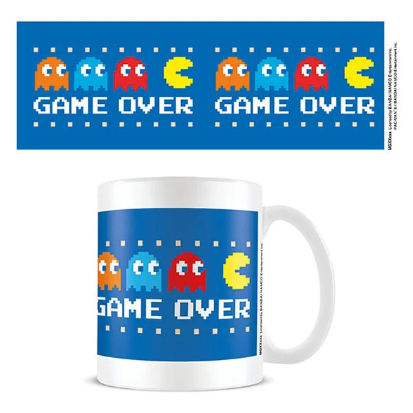 Pac-Man: Tasse / Kaffeetasse weiss - Game Over