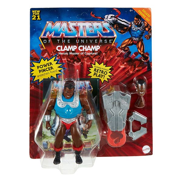 Masters of the Universe: Clamp Champ - Origins Deluxe Actionfigur - 14 cm