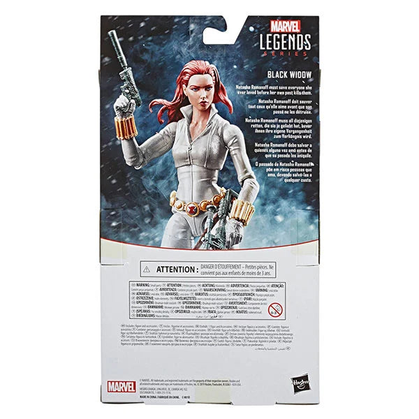 Marvel Legends: Black Widow - White Suit Deadly Origin - Actionfigur - E8712 - 15 cm
