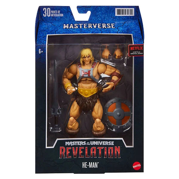 Masters of the Universe: He-Man - Revelation Masterverse Actionfigur - 18 cm