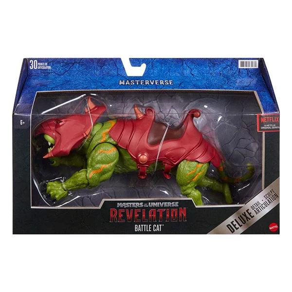 Masters of the Universe: Deluxe Battle Cat - Revelation Masterverse Actionfigur - 35 cm