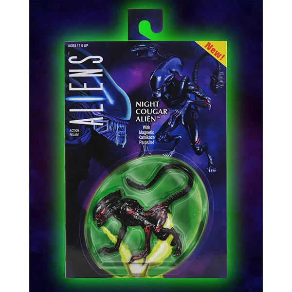Aliens: Night Cougar Alien - Kenner Tribute - Actionfigur - 23 cm