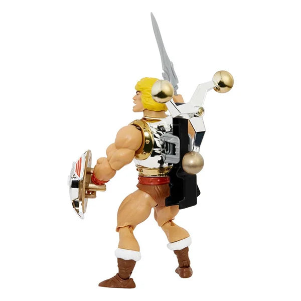 Masters of the Universe: He-Man (Flying Fists) - Origins Deluxe Actionfigur - 14 cm