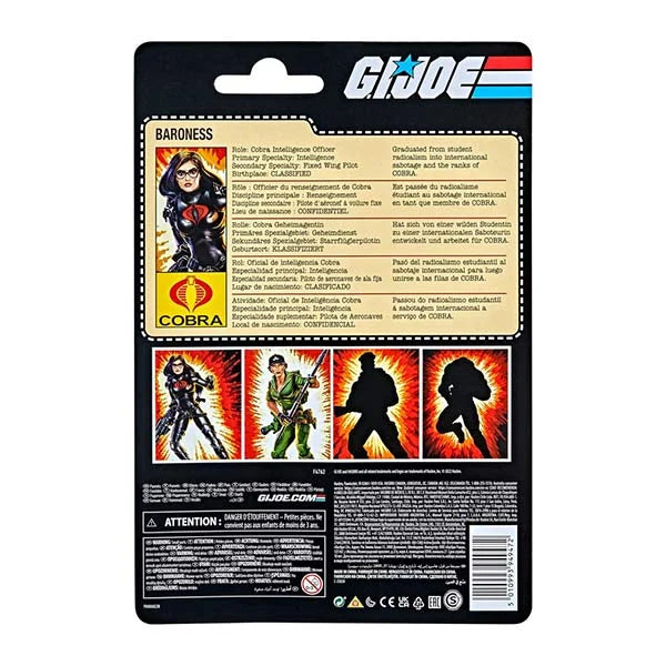 G.I. Joe: Retro Collection - Baroness - Actionfigur - F4762 - 15 cm