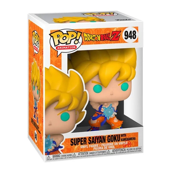 Funko: POP! Animation - Dragon Ball - Super Saiyan Goku Kamehameha - 948 - 9 cm