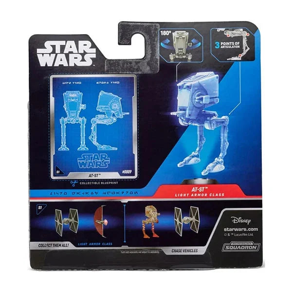 Star Wars: Micro Galaxy Squadron - AT-ST 7.6 cm Fahrzeug & 2,5 cm AT-ST Driver Micro Figure