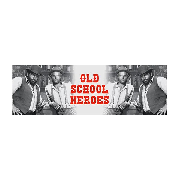 Bud Spencer & Terence Hill: Emaille Tasse / Kaffeetasse - Old School Heroes