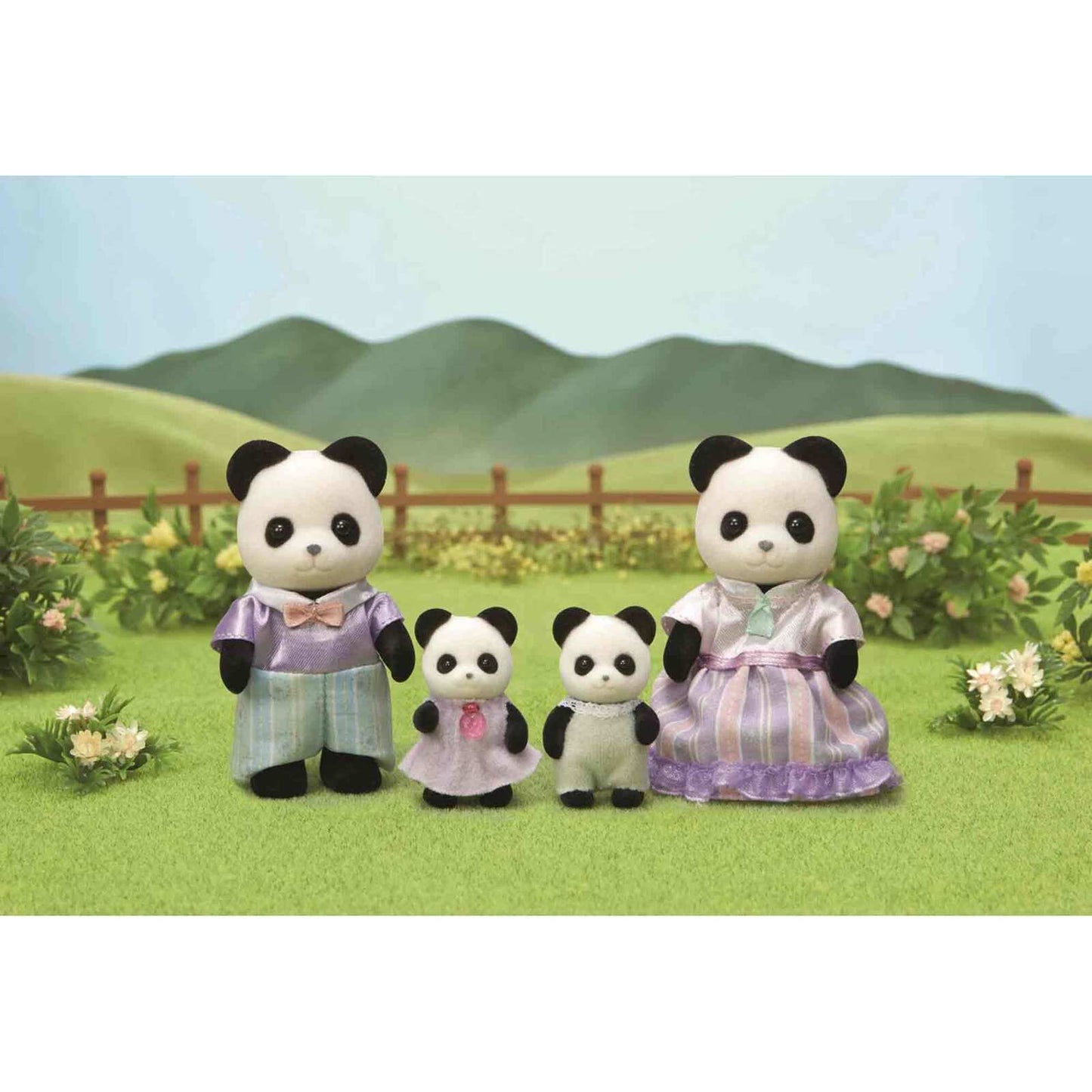 Sylvanian Families: Panda Familie - Figuren Set - 5529