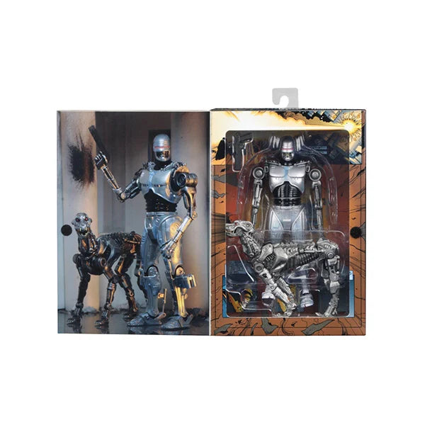 NECA - RoboCop vs The Terminator - Doppelpack EndoCop & Terminator Dog - Actionfiguren - 18 cm