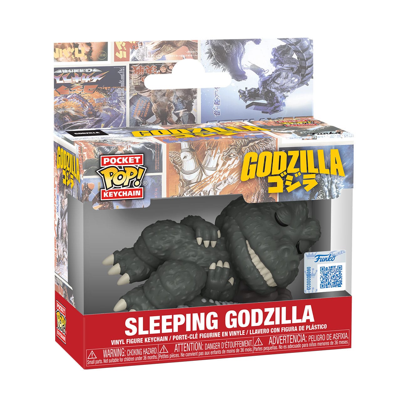 Funko: Pocket POP! - Sleeping Godzilla - Vinyl Schlüsselanhänger - 4 cm