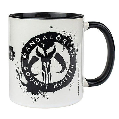 Star Wars: The Mandalorian - Tasse / Kaffeetasse weiss/schwarz - Bounty Hunter