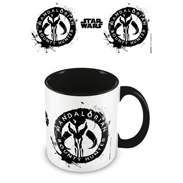 Star Wars: The Mandalorian - Tasse / Kaffeetasse weiss/schwarz - Bounty Hunter