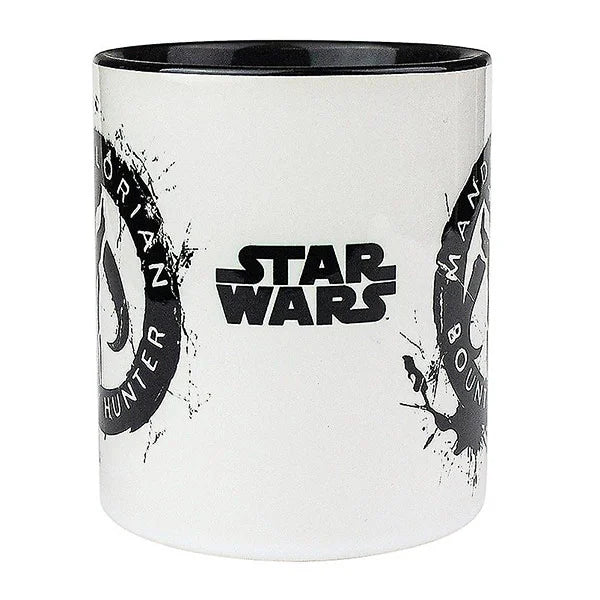 Star Wars: The Mandalorian - Tasse / Kaffeetasse weiss/schwarz - Bounty Hunter