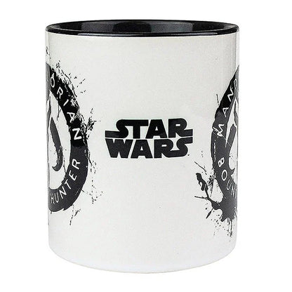 Star Wars: The Mandalorian - Tasse / Kaffeetasse weiss/schwarz - Bounty Hunter