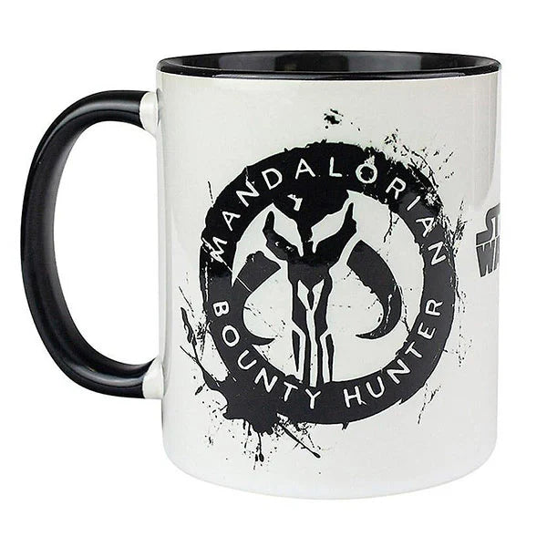 Star Wars: The Mandalorian - Tasse / Kaffeetasse weiss/schwarz - Bounty Hunter
