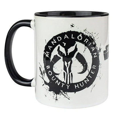Star Wars: The Mandalorian - Tasse / Kaffeetasse weiss/schwarz - Bounty Hunter