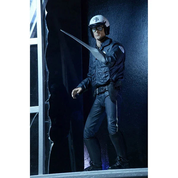 NECA: Ultimate Terminator 2 - T-1000 (Motorcycle Cop) - Actionfigur - 18 cm