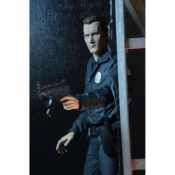 NECA: Ultimate Terminator 2 - T-1000 (Motorcycle Cop) - Actionfigur - 18 cm