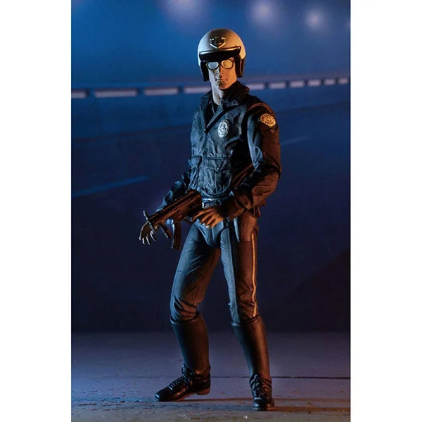 NECA: Ultimate Terminator 2 - T-1000 (Motorcycle Cop) - Actionfigur - 18 cm