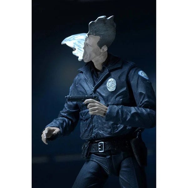 NECA: Ultimate Terminator 2 - T-1000 (Motorcycle Cop) - Actionfigur - 18 cm