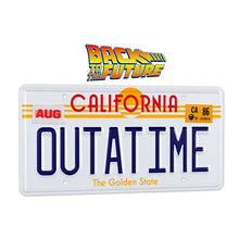 Back to the Future: DeLorean - Nummernschild Outatime - Replik 1/1
