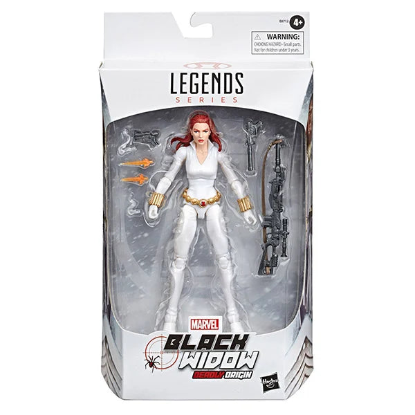 Marvel Legends: Black Widow - White Suit Deadly Origin - Actionfigur - E8712 - 15 cm