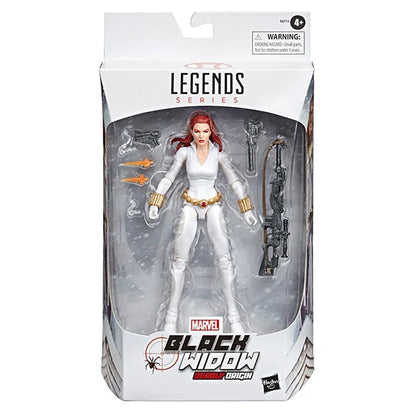 Marvel Legends: Black Widow - White Suit Deadly Origin - Actionfigur - E8712 - 15 cm