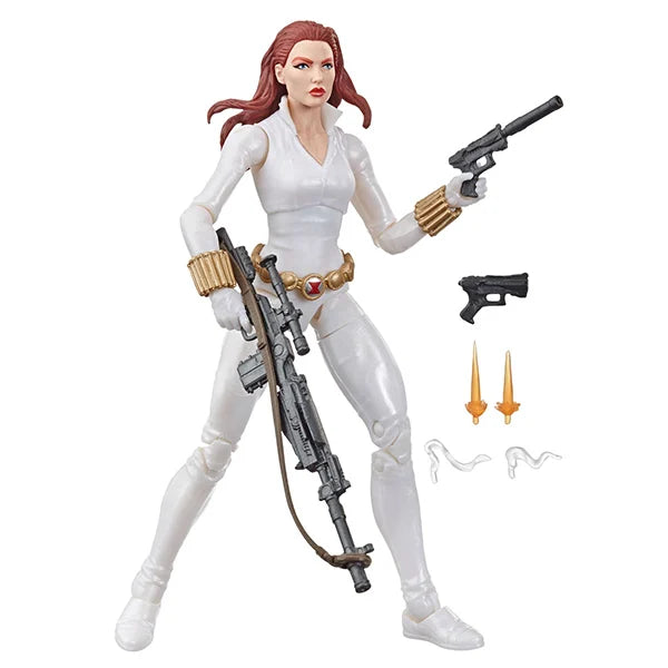 Marvel Legends: Black Widow - White Suit Deadly Origin - Actionfigur - E8712 - 15 cm