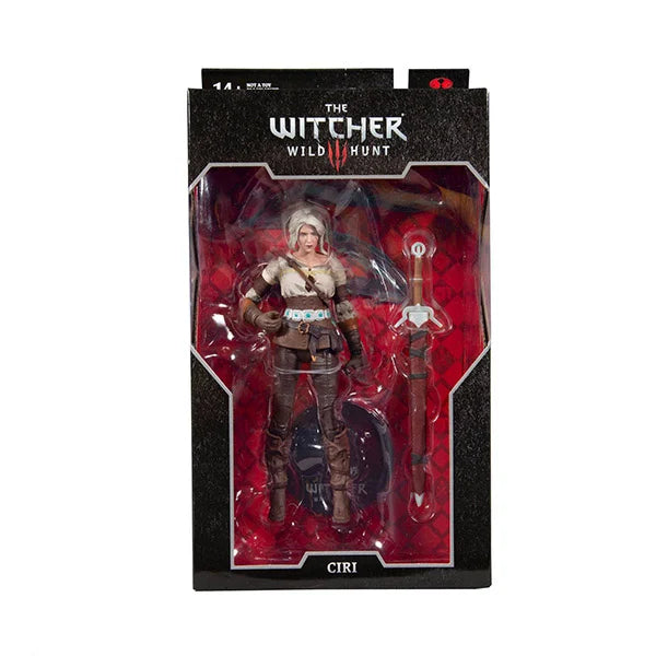 Witcher: 3 Wild Hunt - Ciri - Actionfigur- 18 cm