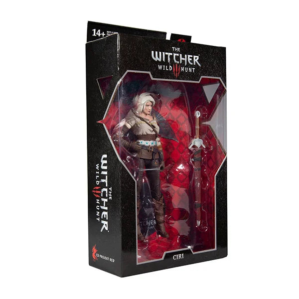 Witcher: 3 Wild Hunt - Ciri - Actionfigur- 18 cm