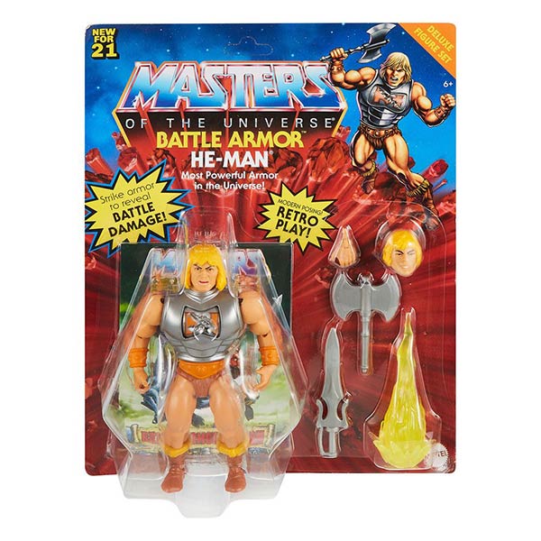 Masters of the Universe: He-Man - Origins Deluxe Actionfigur - GVL76 - 14 cm