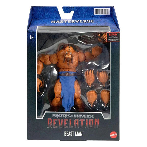 Masters of the Universe: Beast Man - Revelation Masterverse Actionfigur - GYV16 - 18 cm