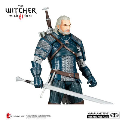 Witcher: Geralt of Rivia (Viper Armor: Teal Dye) - Actionfigur - 18 cm