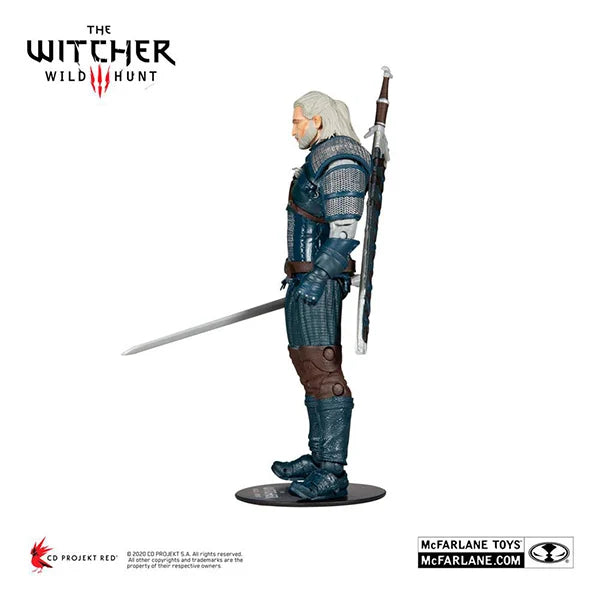 Witcher: Geralt of Rivia (Viper Armor: Teal Dye) - Actionfigur - 18 cm