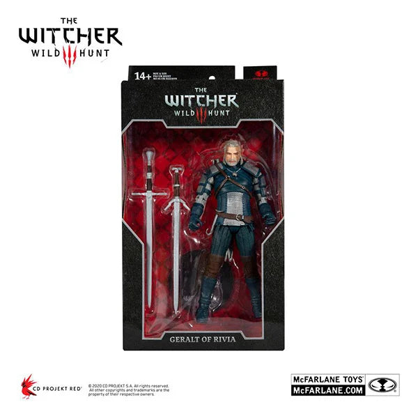 Witcher: Geralt of Rivia (Viper Armor: Teal Dye) - Actionfigur - 18 cm