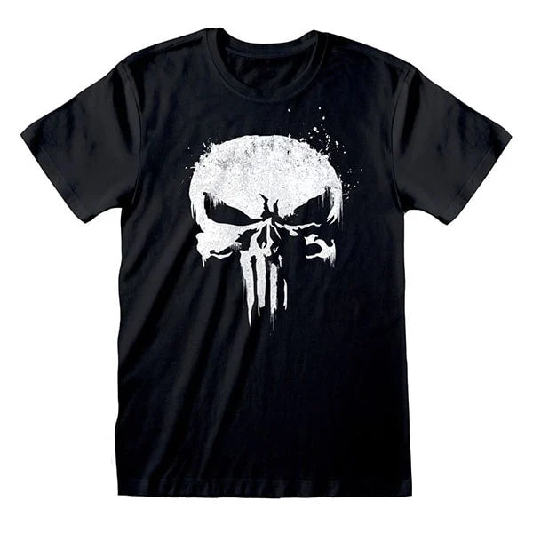 Marvel: Punisher TV-Logo - Schwarz - T-Shirt