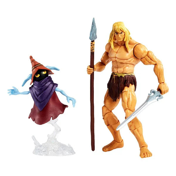 Masters of the Universe: Savage He-Man & Orko - Revelation Masterverse Deluxe Actionfigur - GYY41- 18 cm