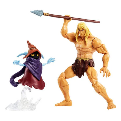 Masters of the Universe: Savage He-Man & Orko - Revelation Masterverse Deluxe Actionfigur - GYY41- 18 cm