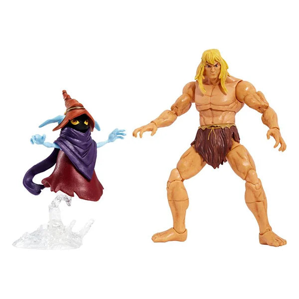 Masters of the Universe: Savage He-Man & Orko - Revelation Masterverse Deluxe Actionfigur - GYY41- 18 cm