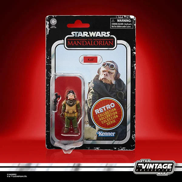 Star Wars: Retro Collection - Kenner - Mandalorian Kuiil - Actionfigur - F2022 - 10 cm