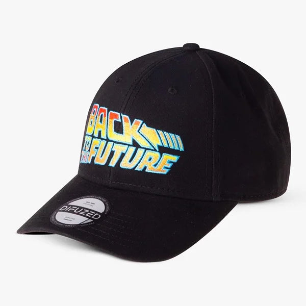 Back to the Future: BTTF Logo - Schwarz - Baseball Cap
