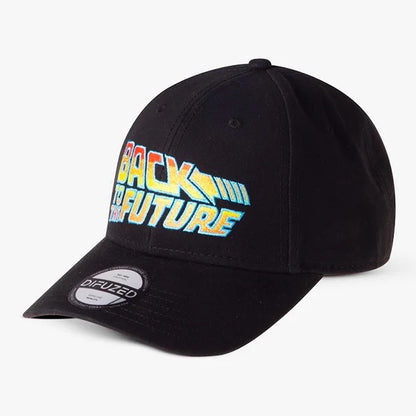 Back to the Future: BTTF Logo - Schwarz - Baseball Cap