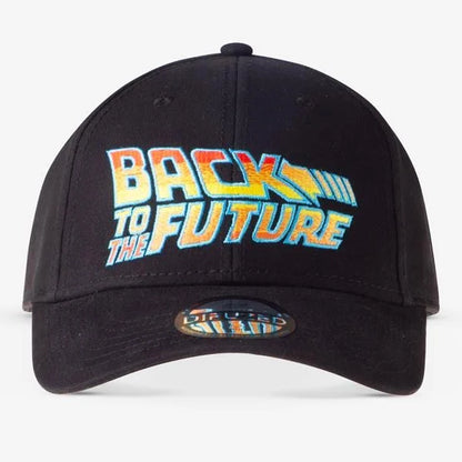 Back to the Future: BTTF Logo - Schwarz - Baseball Cap