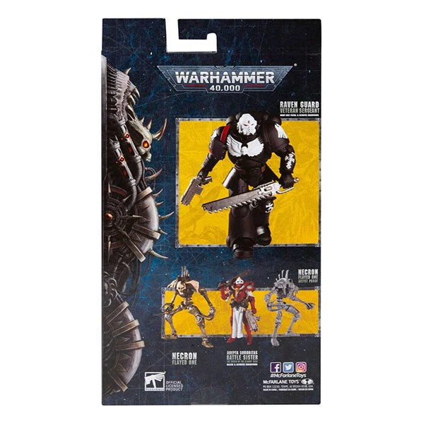 Warhammer 40k: Raven Guard Veteran Sergeant - Actionfigur - 18 cm