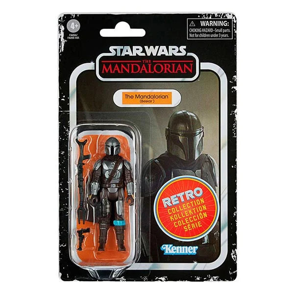 Star Wars: Retro Collection - Kenner - Mandalorian (Beskar) - Actionfigur - F4456 - 10 cm