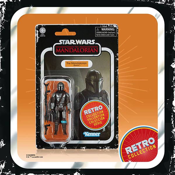 Star Wars: Retro Collection - Kenner - Mandalorian (Beskar) - Actionfigur - F4456 - 10 cm