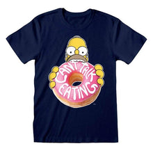 Die Simpsons: Homer Donut - Blau - T-Shirt