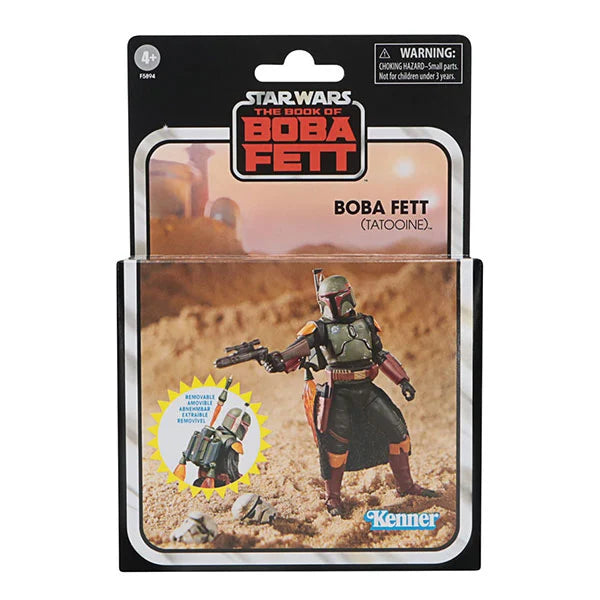 Star Wars: Vintage Collection - Kenner - The Book of Boba Fett - Deluxe Boba Fett (Tatooine) - Actionfigur - F5894 - 10 cm