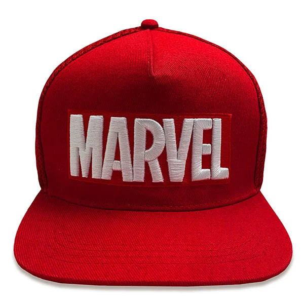 Marvel: Marvel Comics Logo - Rot - Baseball Cap