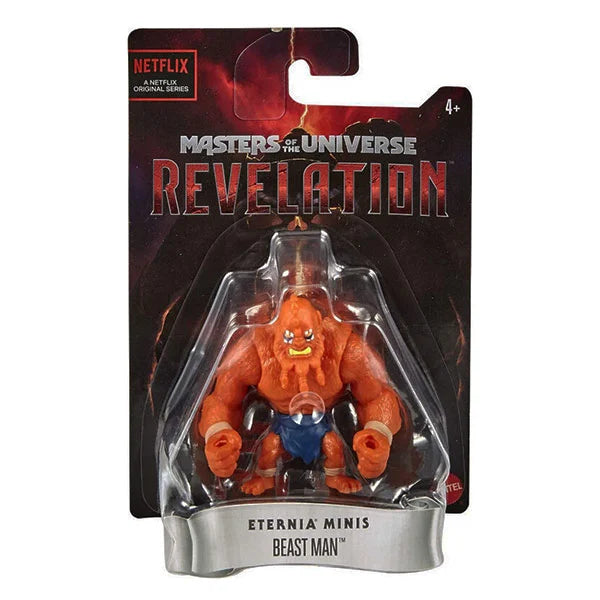 Masters of the Universe: Revelation Beast Man - Eternia Minis Actionfigur - HBR96 - 8 cm